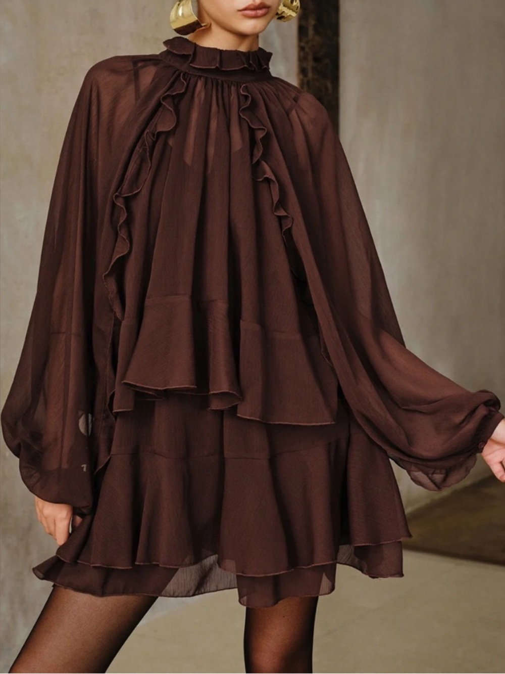 Commense Cape Dress